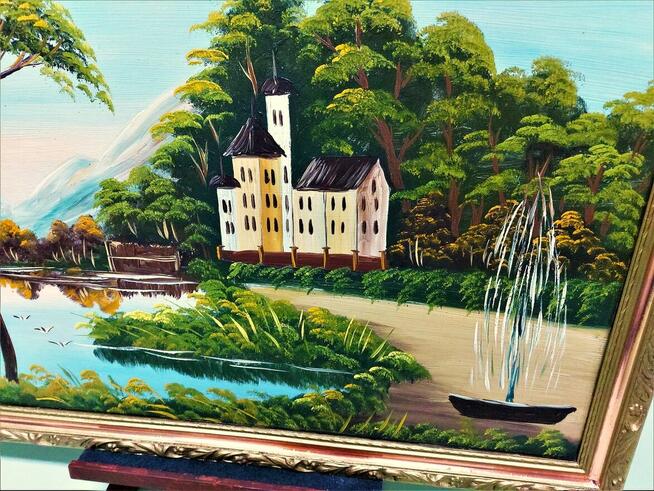 Sprzedam Okazały Austriacki Obraz Olejny lata 20-te /30-te