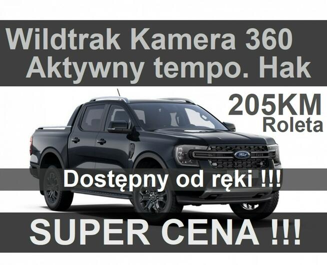 Ford Ranger Nowy Wildtrak 205KM Hak Kamera 360 Niska Cena 2765 zł od ręki !