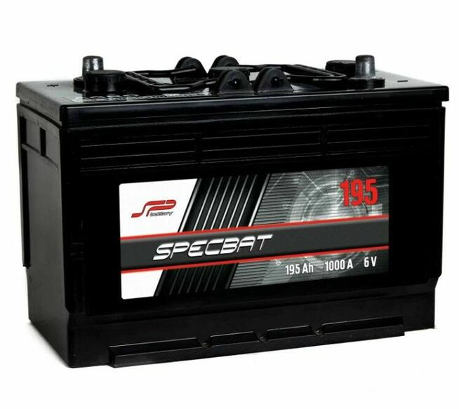 Akumulator Specbat Agro 6V 195Ah 1000A EN lewy plus