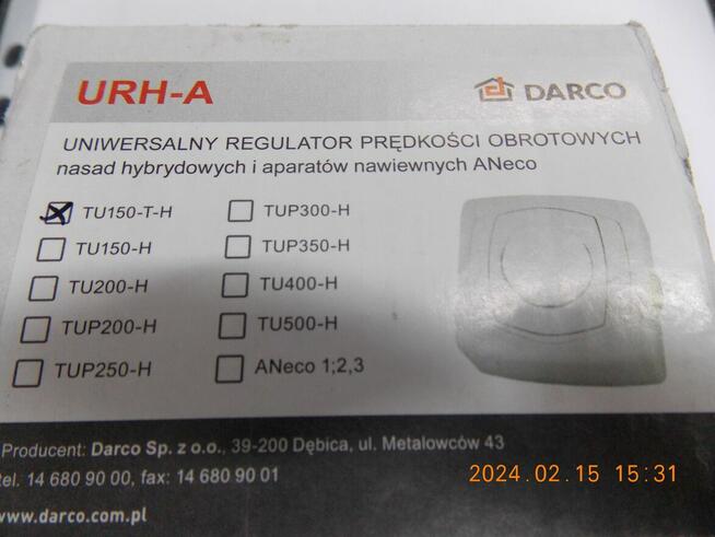 REGULATOR OBROTÓW SILNIKA URH-A DO ANeco