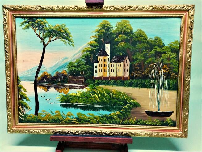 Sprzedam Okazały Austriacki Obraz Olejny lata 20-te /30-te