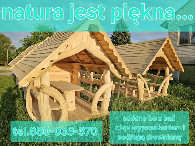 Altana altanka kpl.ogrodowy z ławami i stołem tel.880.033.37