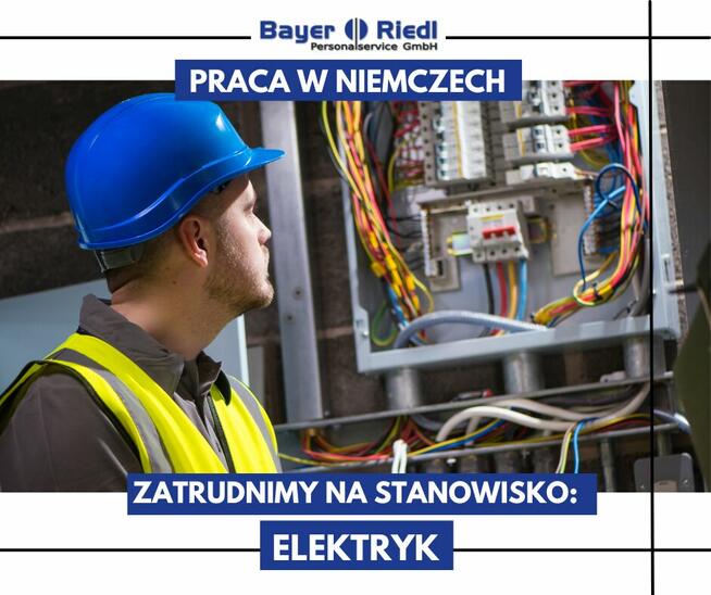 Pomocnik Elektryka / Elektryk - Niemecy / Bawaria