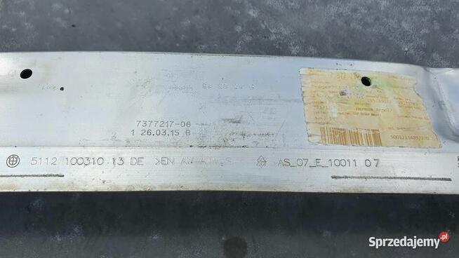 BMW 7 G11 G12 belka wzmocnienie tył