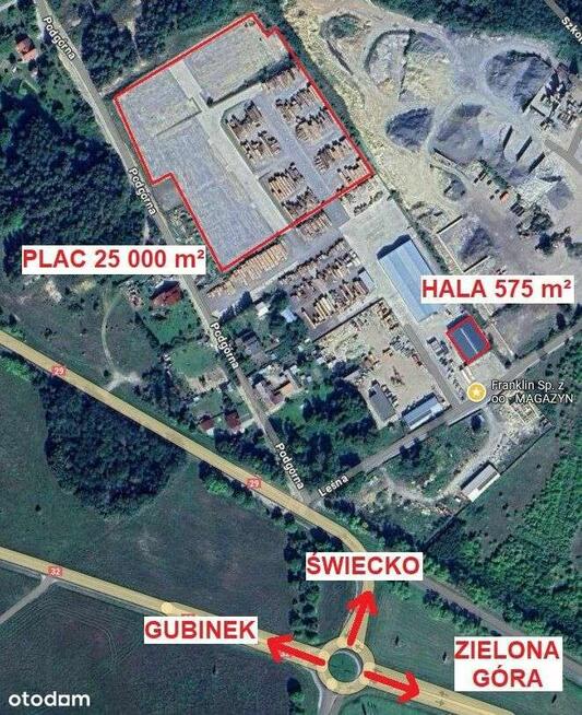 Plac z obsługą logistyczno-transportową