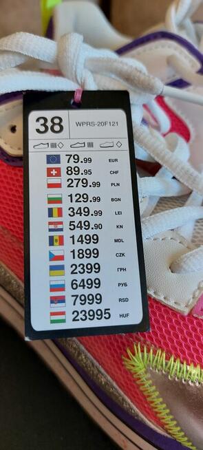 Snikersy damskie 38 rozmiar