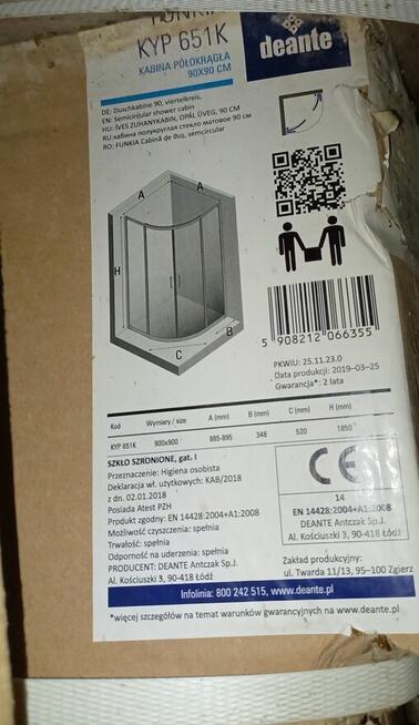Kabina Prysznicowa + Brodzik Deante