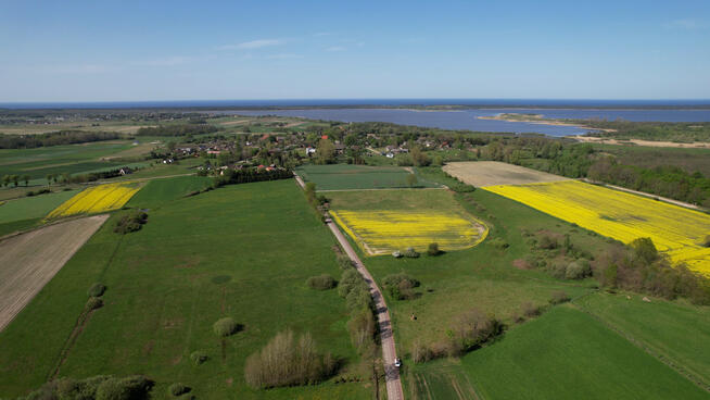 Działka bud. 2,90 ha nad morzem i jeziorem Łącko