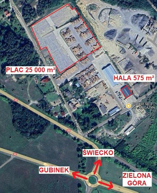 Plac z obsługą logistyczno-transportową
