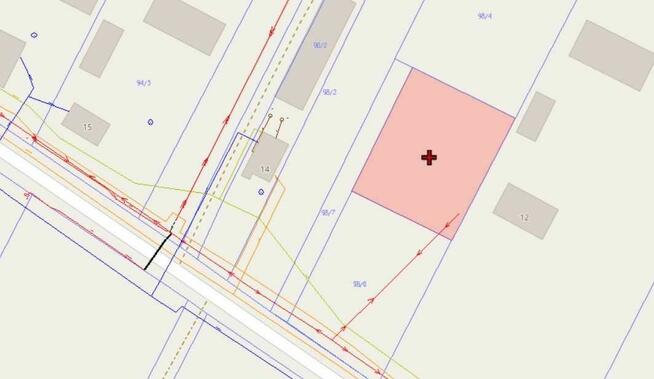 Działka budowlana 1009 m², Januszówka, gmina Spiczyn