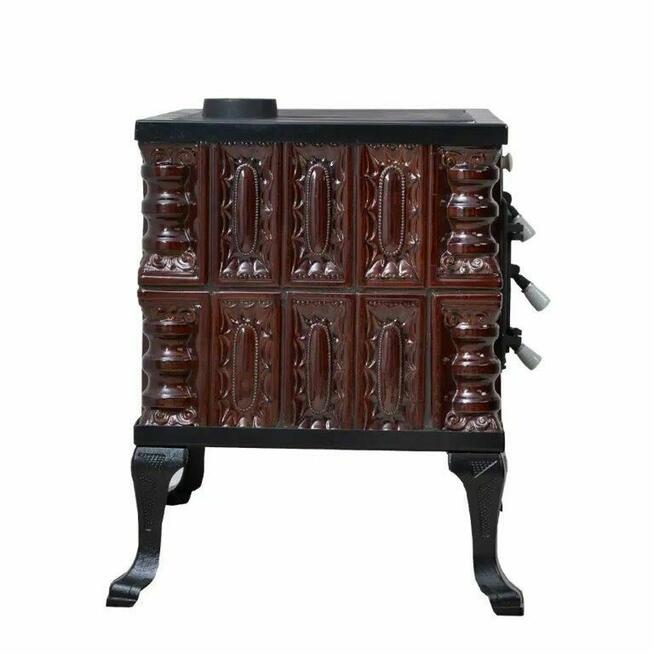 Kaflowa kuchnia węglowa 2K+S+S+ŻD retro