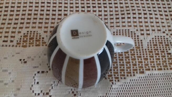 Filiżanki porcelanowe brązowe – zestaw, do sprzedania