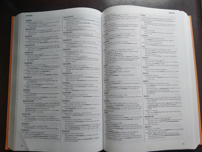 Słownik znaczeń angielskich slow