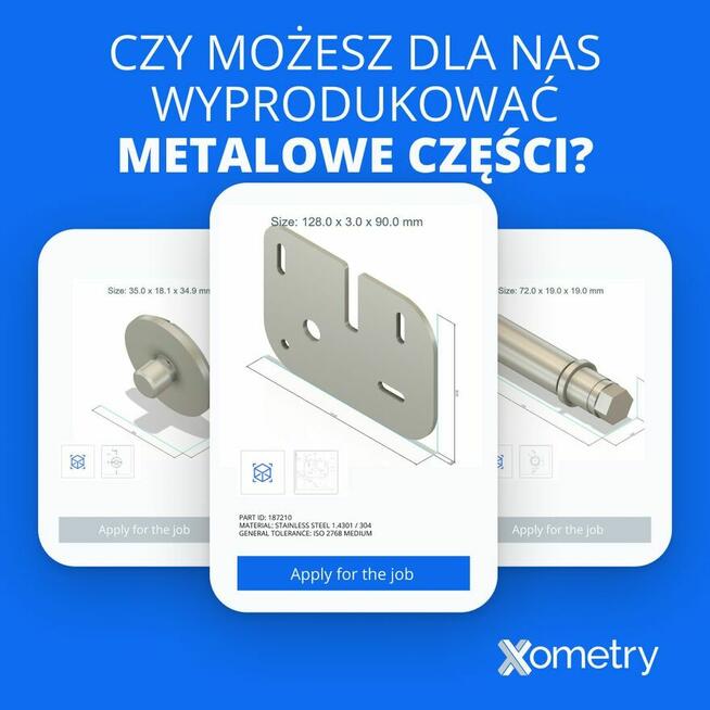 Poszukujemy producentów części metalowych