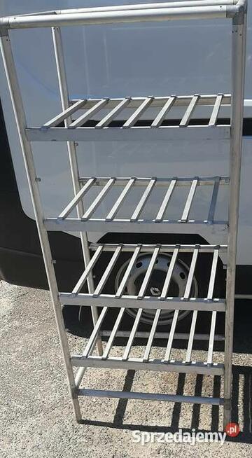 Polecam Mocne Regały Aluminiowe 3 Kpl. Prod. Dania