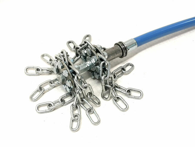 TURBOSPINER Szczotka wycior lanca do czyszczenia komina 12m