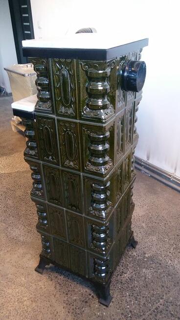 Piec grzewczy kaflowy, przenośny 5K+M+S