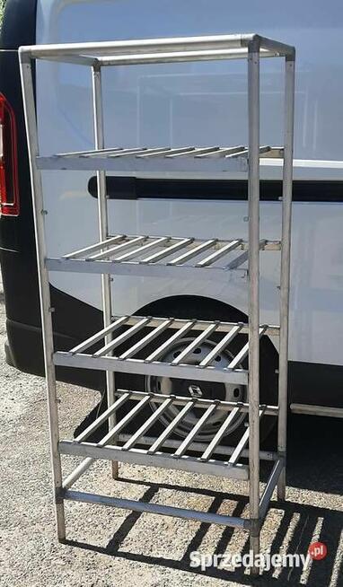 Polecam Mocne Regały Aluminiowe 3 Kpl. Prod. Dania