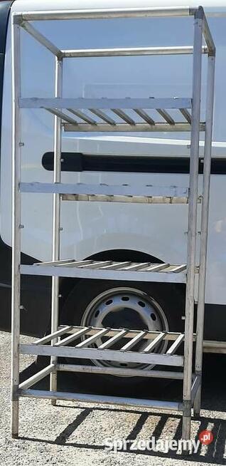 Polecam Mocne Regały Aluminiowe 3 Kpl. Prod. Dania