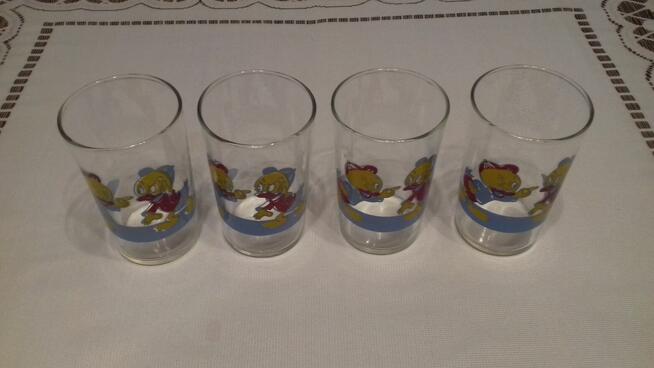 Szklanki klasyczne z kaczorkami, Vintage, do sprzedania