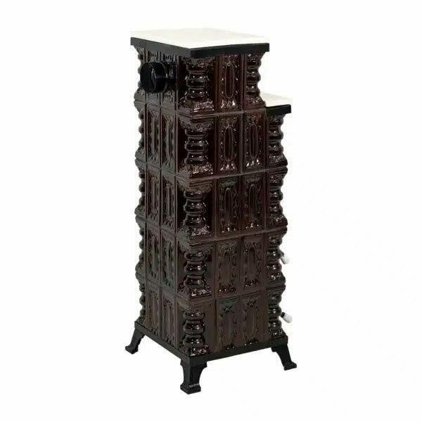 Piec grzewczy kaflowy, przenośny 5K+M+S