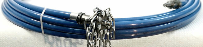 TURBOSPINER Szczotka wycior lanca do czyszczenia komina 12m