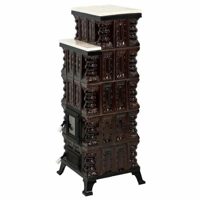 Piec grzewczy kaflowy, przenośny 5K+M+S