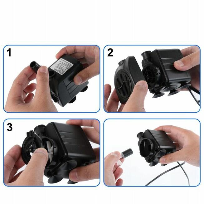 Pompa wody do fontanny.12LED.800l/h.Oczko wody.Staw.wodospad