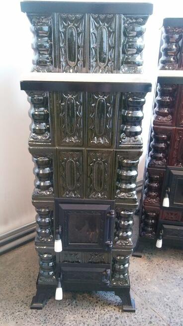 Piec grzewczy kaflowy, przenośny 5K+M+S