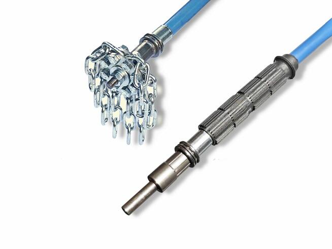 TURBOSPINER Szczotka wycior lanca do czyszczenia komina 12m