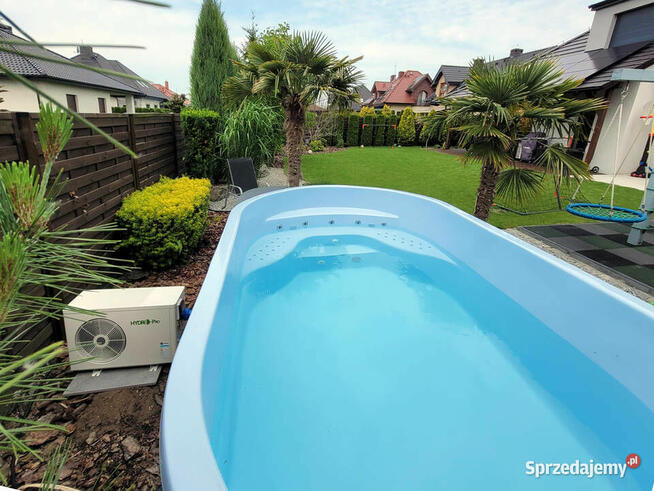 BASEN WOLNOSTOJĄCY z JACUZZI, Hydromasaż, Podgrzewany PC