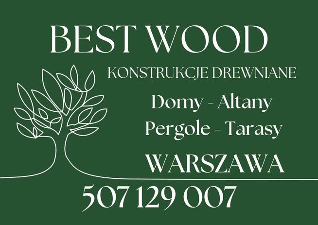 Usługi stolarskie domki pawilony handlowe altany tarasy