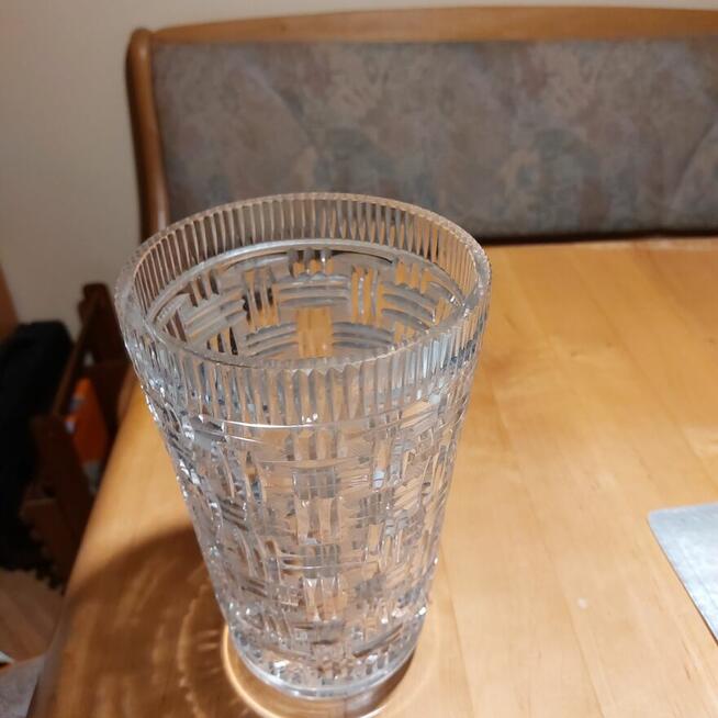 Wazon kryształowy z PRL
