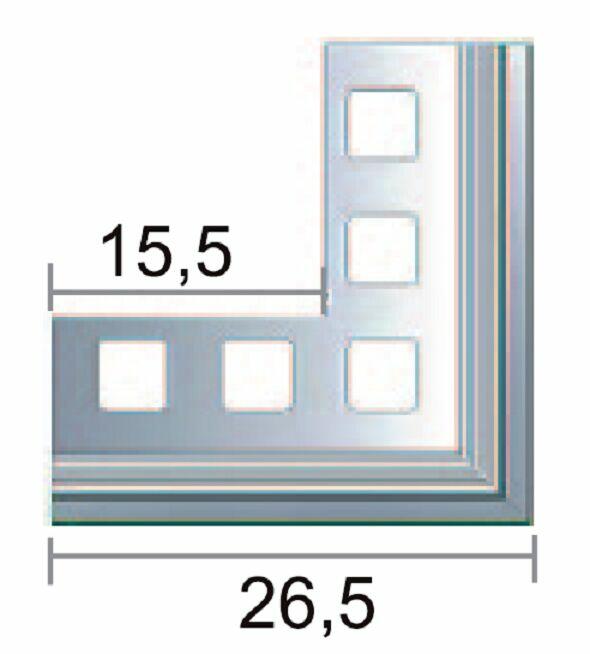 Narożnik do krawędzi tarasu - gruby, Lublin ALPOL ATUT-BIS