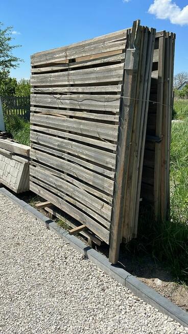 Panele drewniane/ ogrodzenie