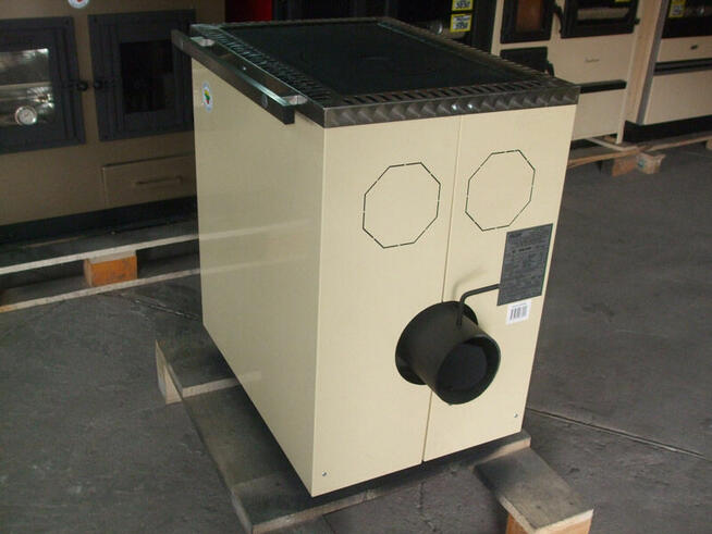 Piec kuchenny - kuchnia węglowa, Kalvis KO-2 N DGP krem