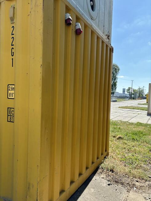 Kontener 6 metrowy 20 stopowy z elektryką