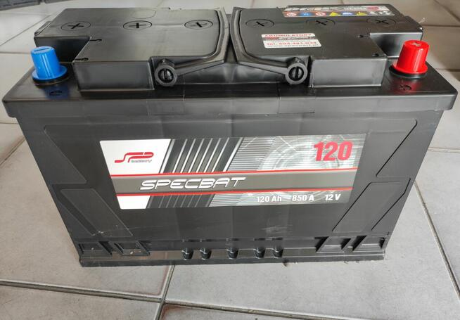 Akumulator 120Ah 850A EN SPECBAT AGRO PRAWY PLUS