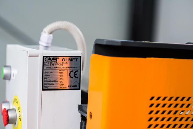 Prościarka elektryczna do drutu PR 6/8-14 rolkowa OLMET.