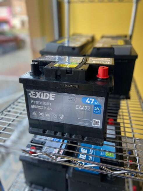 Akumulator Exide Premium 47Ah 450A PRAWY PLUS