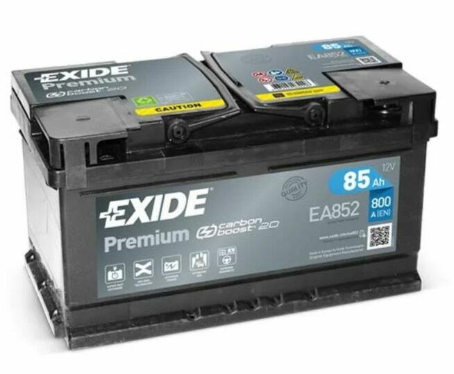 Akumulator 85Ah 800A Exide Premium PRAWY PLUS
