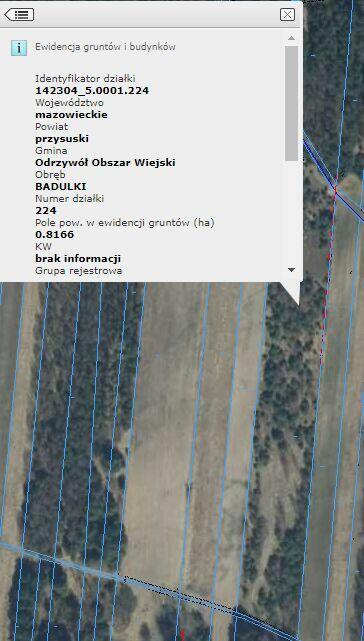 Sprzedam działkę 1,08ha