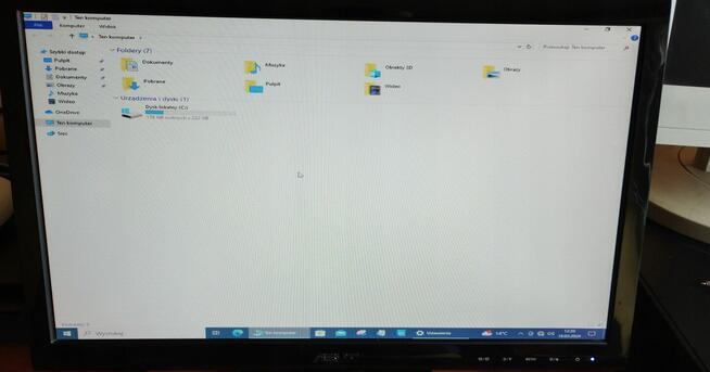 Monitor ASUS model VS179DE rozdzielczość 1366x768