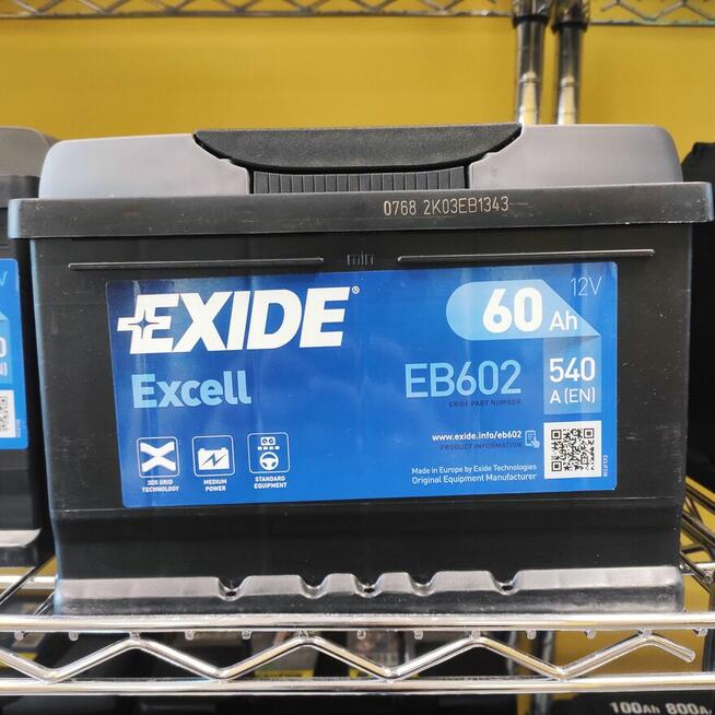 Akumulator Exide Excell 60Ah 540A