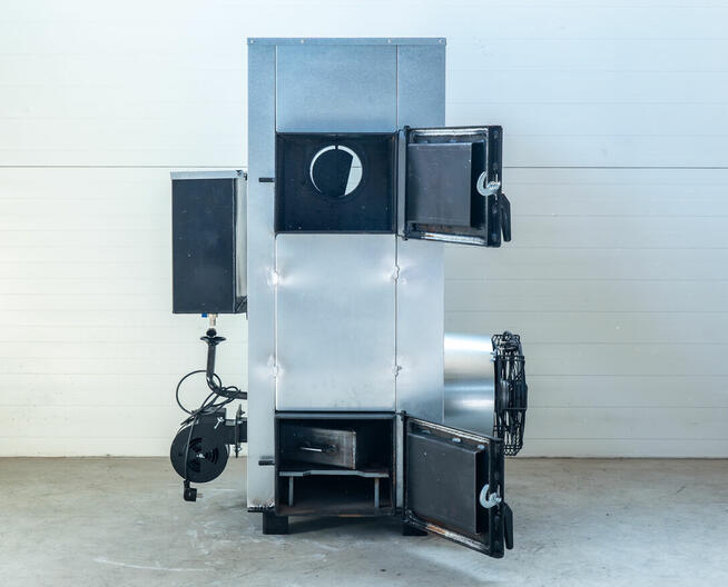 Piec, koza, ogrzewacz pomieszczeń NG30 na drewno(certyfikat)