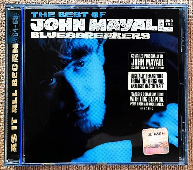 Polecam Album CD Legenda John Mayall-Eric Clapton Blues Bre