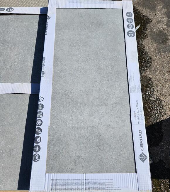 WYPRZEDAŻ Płytki tarasowe 40x80x2 Montego grafit gres 2cm