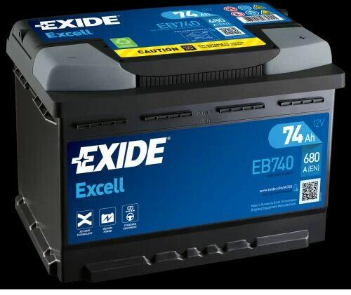 Akumulator Exide Excell EB740 74Ah 680A EN PRAWY PLUS