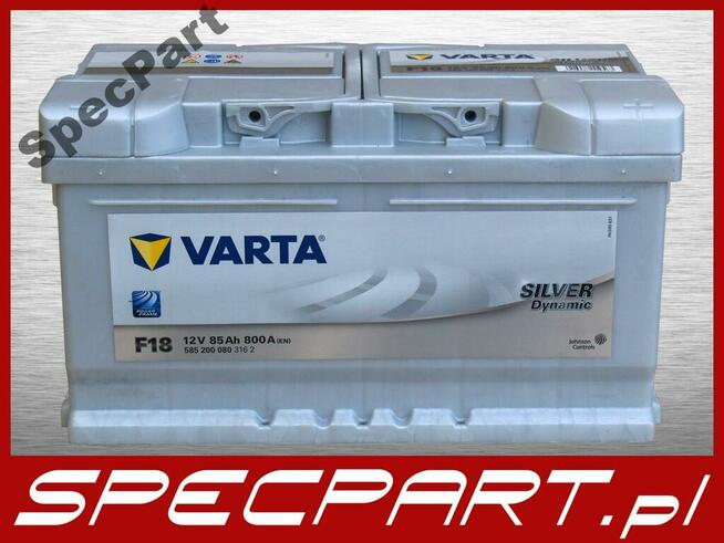 Akumulator 85Ah 800A EN VARTA Silver Dynamic F18