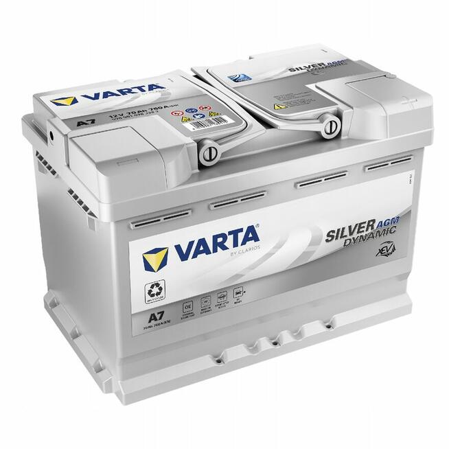 Akumulator 70Ah 760A VARTA AGM START&STOP A7 (dawna E39)